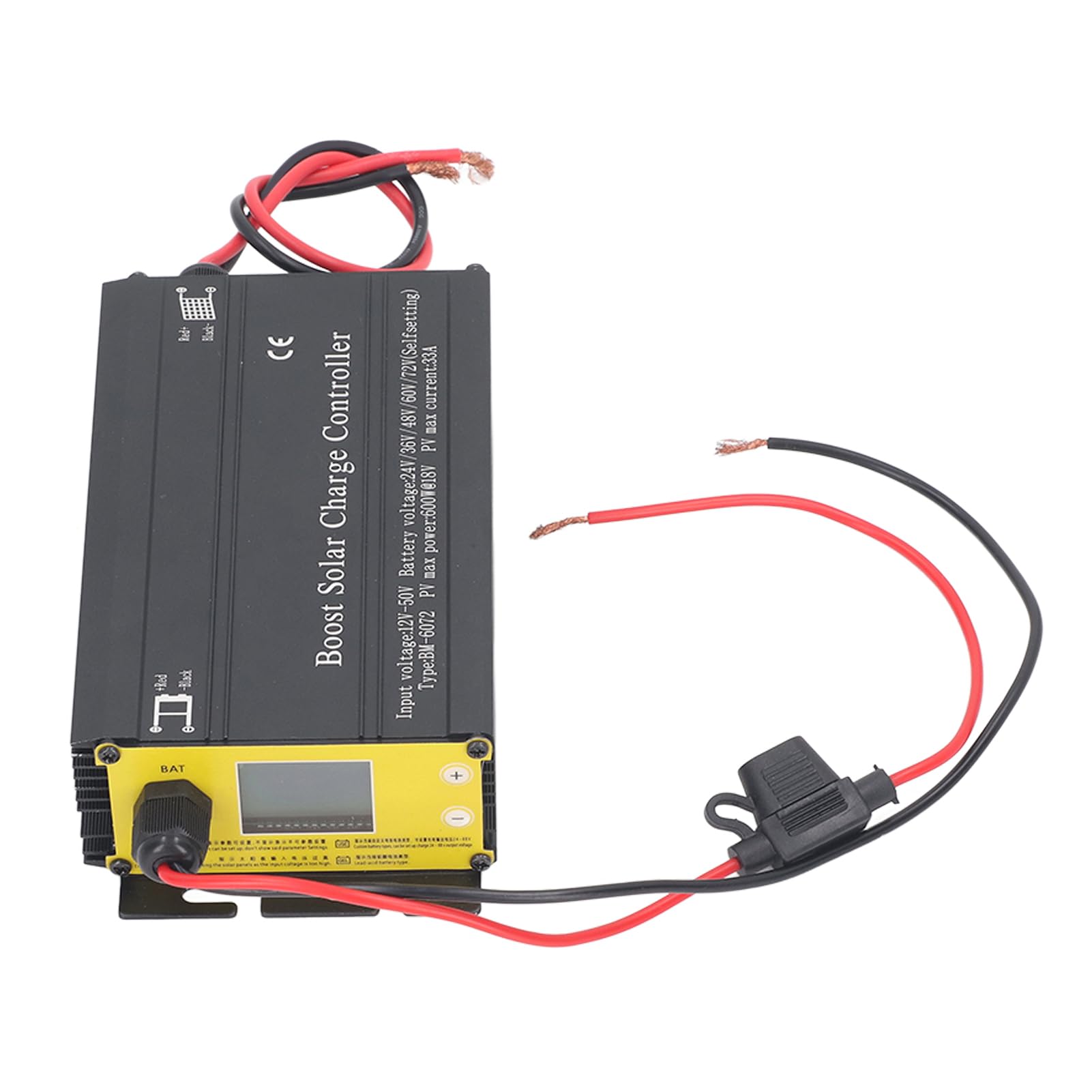 Regolatore di carica solare MPPT Boost 24V 36V 48V 60V 72V Regolatore di tensione di carica per veicoli elettrici con efficienza del 99% Lega di alluminio IP65 per sistemi di