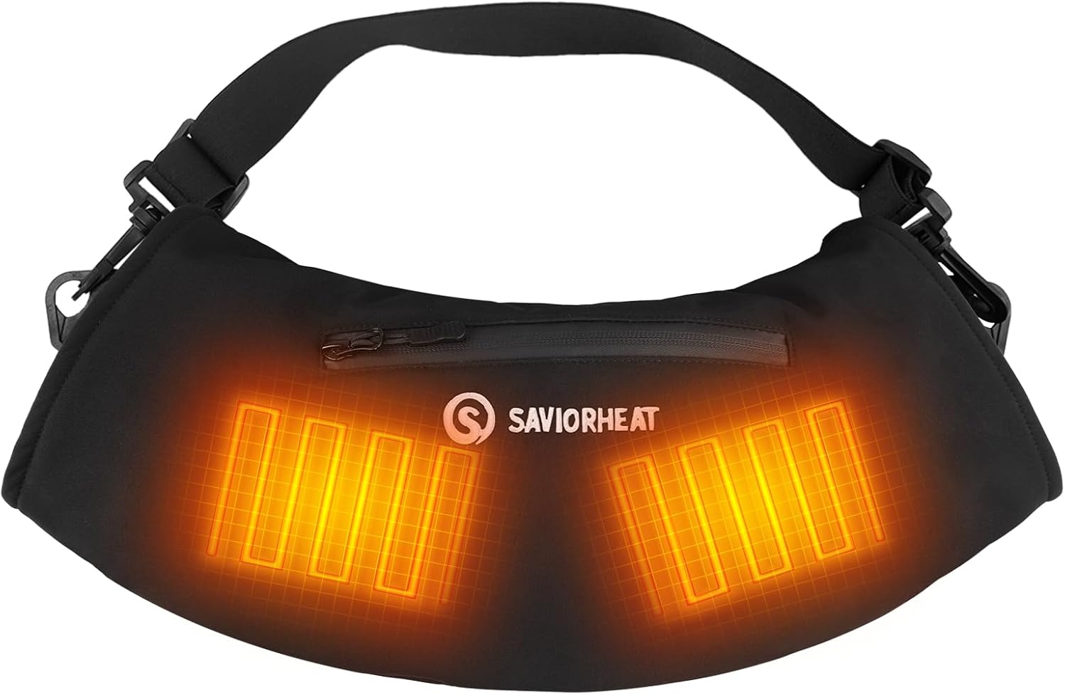 SAVIOR HEAT Heated Hand Muff, 10000mAh USB Electric Hand Warmer Pouch with Rechargeable Battery for Winter Outdoor Hunting Hiking Camping Sport Golf Football Photography