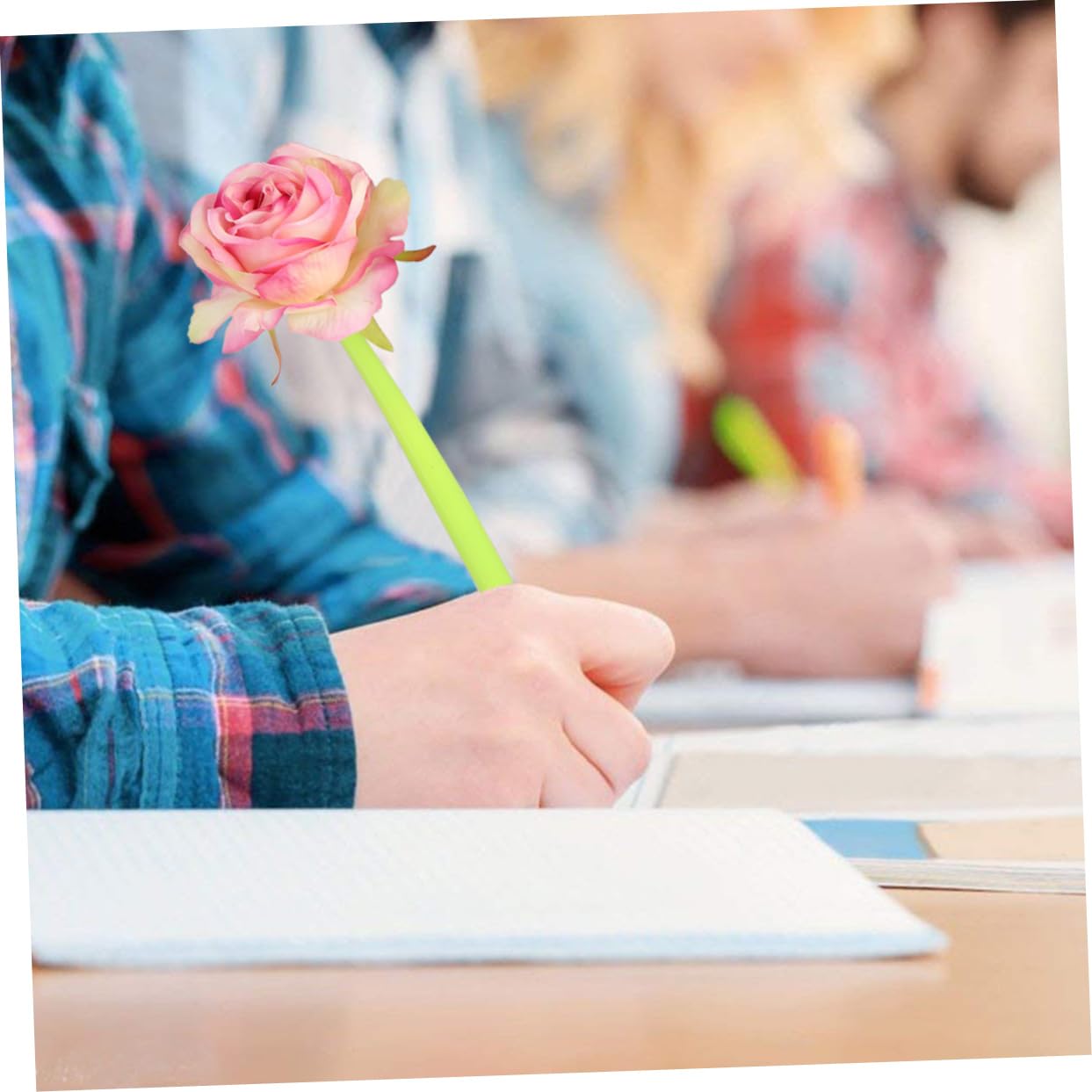 STOBOK 3 Set Di Penne A Sfera Rosa Penne in Gel Per Scuola Ufficio Punta Fine Da 0 5 Mm Per Ragazzi E Ragazze Adulti 3 Pezzi*3