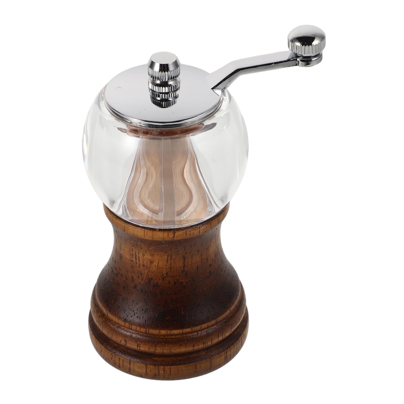 VICASKY Mini Manual Pepper Grinder Hand Crank Tool for Grinding Pepper Beans and Grains for Kitchen Bbq and Outdoor Camping Durable and Easy to Clean