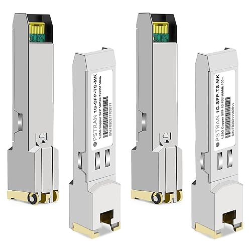 Vista 64 de Módulo óptico del transmisor-receptor de 1000BASE-SX SFP compatible con Cisco GLC-SX-MMD GLC-SX-MM SFP-GE-S GLC-SX-MM-RGD 850nm 1,804.5 ft DDM For