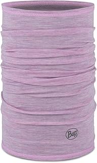 Buff®| Braga de cuello Merino Lightweight Hombre Mujer Adulto Bufanda Multifuncional 100% Lana Merino, Senderismo, Aire Libre, Sostenible, Ligera, Fina, Talla Única, Rosa