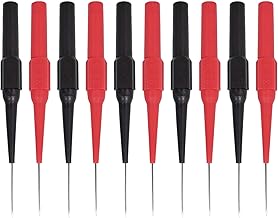 tester needle test lead wire piercing probe probe test probe 0.7mm female socket tester probe 4mm banana jack back probe pin multimeter probe cable suitable for automotive electrical diagnostics