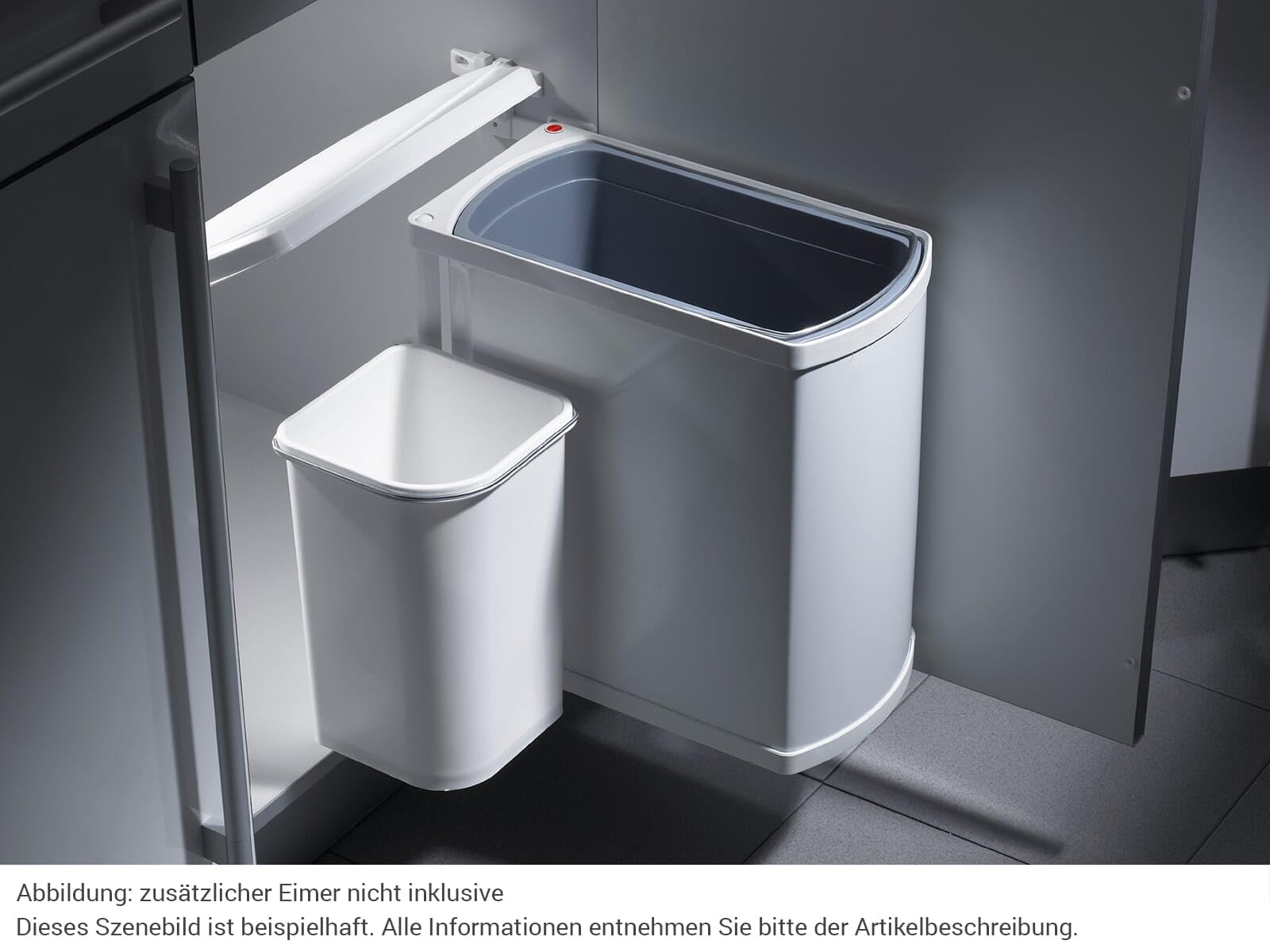 Hailo AS Uno 18 weiß - 3418001 Einbau Abfallsammler