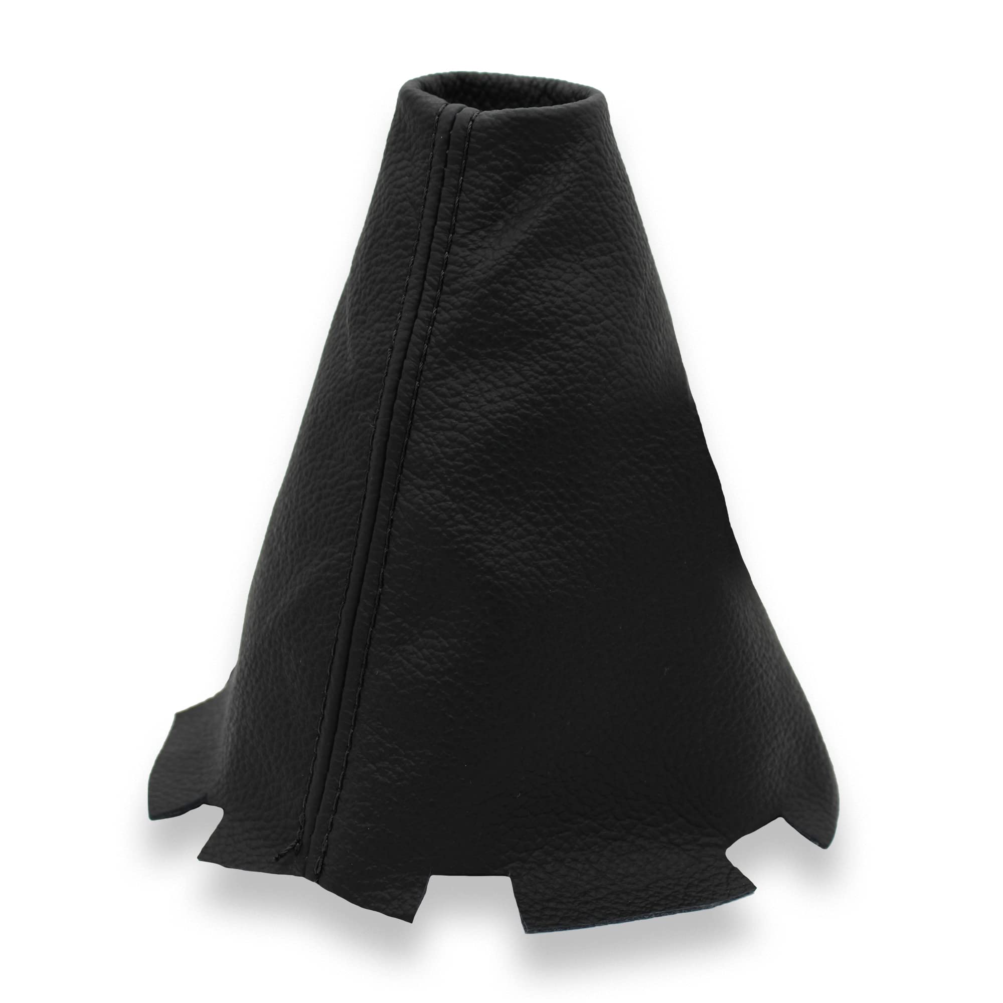 Funda Palanca de Cambios de Cuero Piel Natural Color Negro Compatible con Land Rover Freelander II (2007-2014)