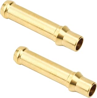 2pcs 397 Transmission Line Fitting, Brass 3/8in Tube Adapter for GMC Transmission Cooler Installation & 1996 and Later Snap-in Style Lines
