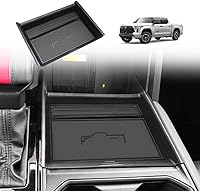 Vista 1 de TripleAliners Para consola central Tundra 2022, 2023, 2024, 2025 2026, organizador de almacenamiento de cuero, accesorios con moldura compatible