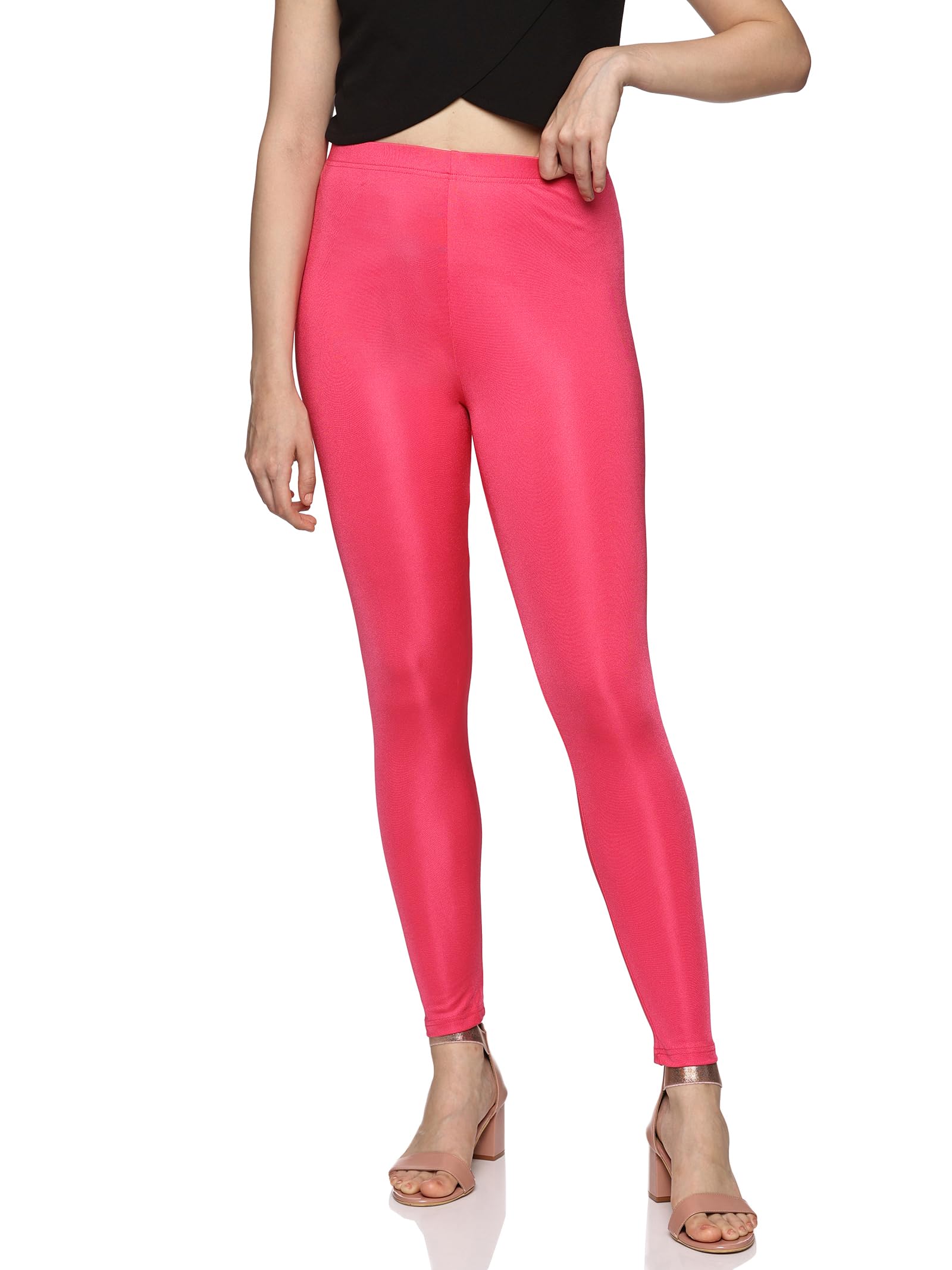 Shimmer Leggings Ankle Length-image-15