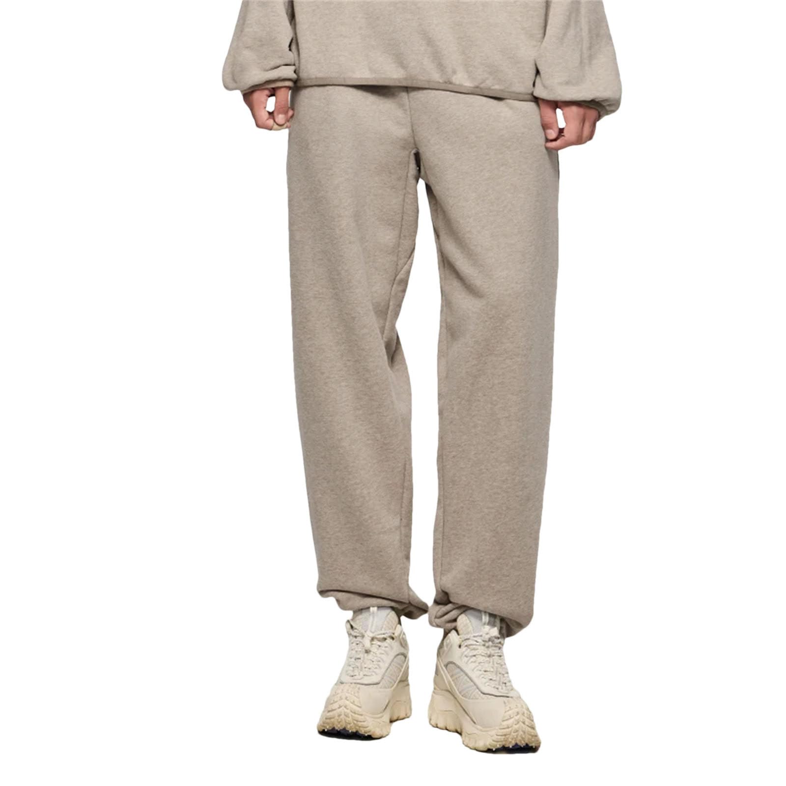 Mens Casual Elastic Waist Lightweight Bottoms Basic Loose Drawstring Joggers Sweatpants