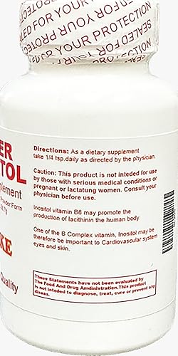 Miniatura 3 de Unike Nutra Suplemento dietético Super Inositol  Inositol (vitamina B8) en polvo para equilibrio hormonal, fertilidad y apoyo ovárico, sin gluten,