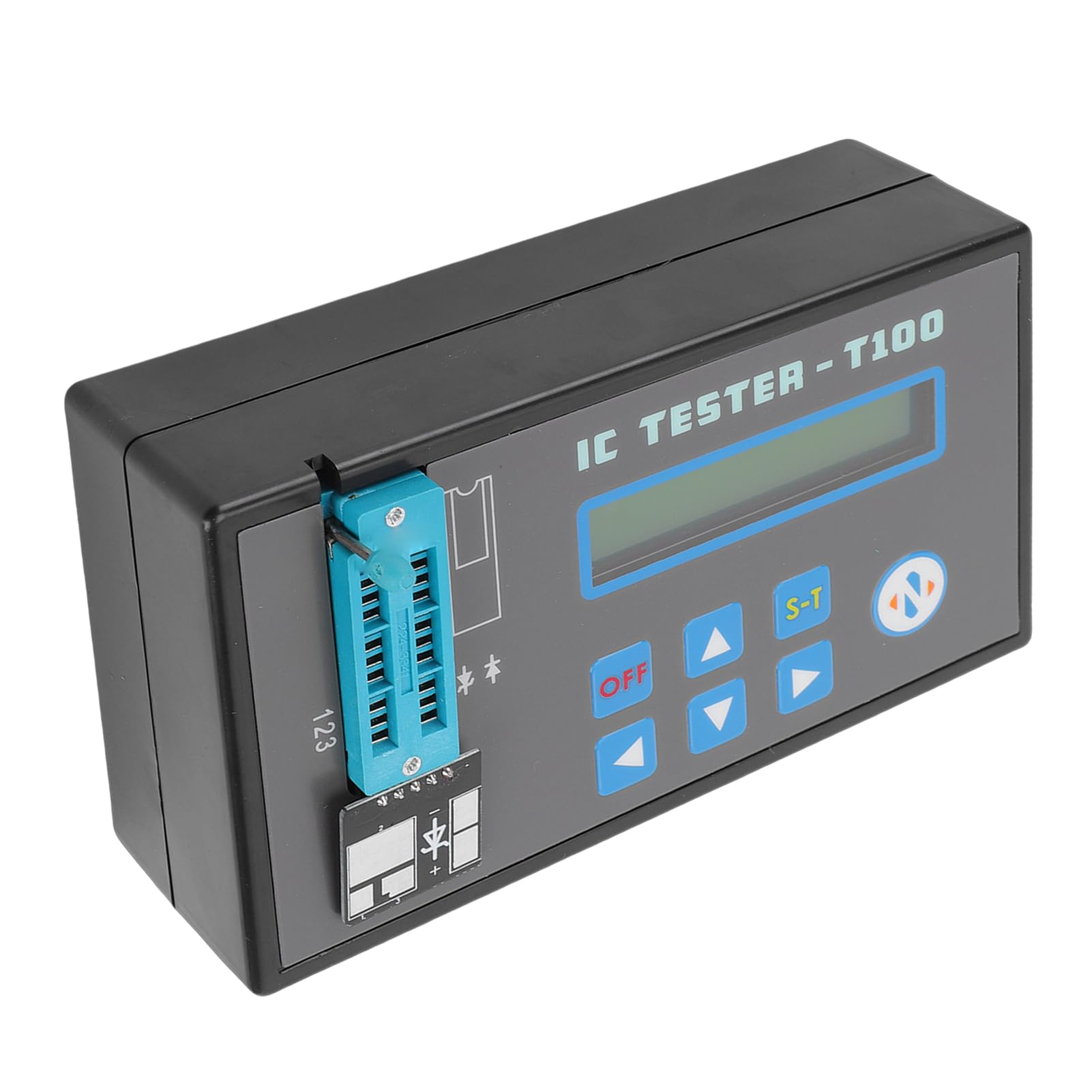 Tester IC Digitale Tester Portatile per Circuiti Integrati LED Multifunzionale Triodo Diodo Transistor Transistor IC per Automazione Industriale Batteria LiPo 1000mAh