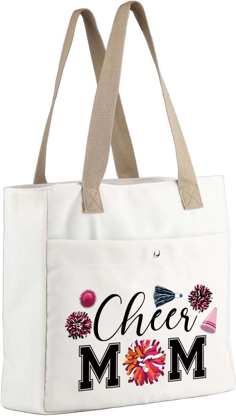 MBMSO Cheer Tote Bag - Mom & Cheerleaders Gift - Cheerleading Sports Bag