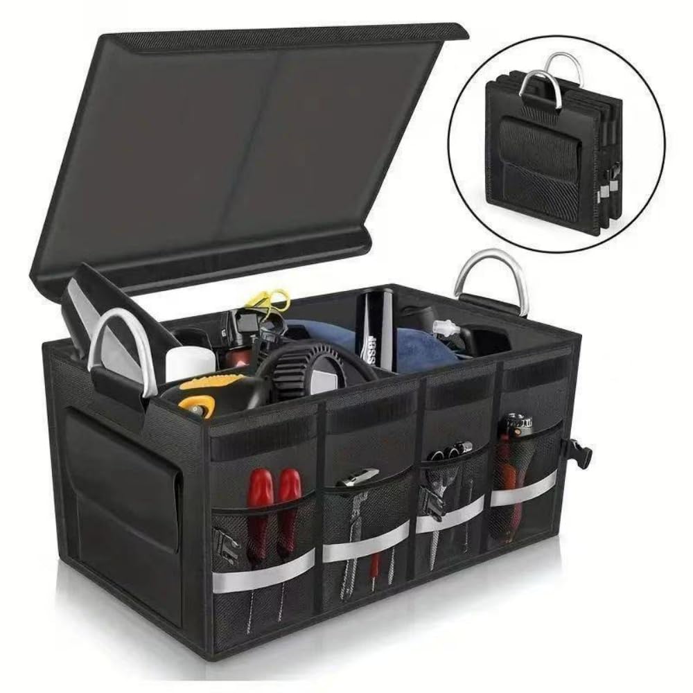 Organizador Maletero Coche para Chevrolet Bolt EV, Organizador de Maletero de Coche Caja Plegable para el Coche Organizador para Maletero de Coche,B