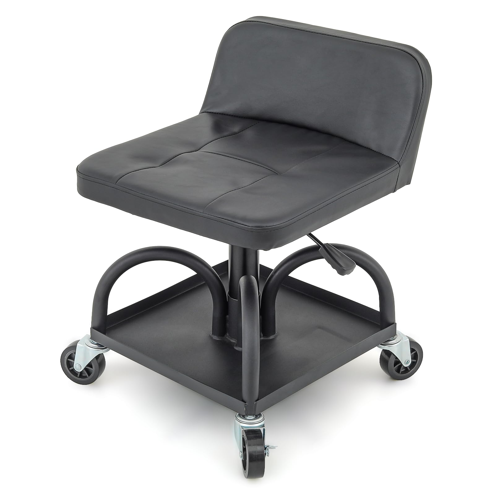 Amazon.com: Magshion Rolling Shop Stool with Backrest and Tool