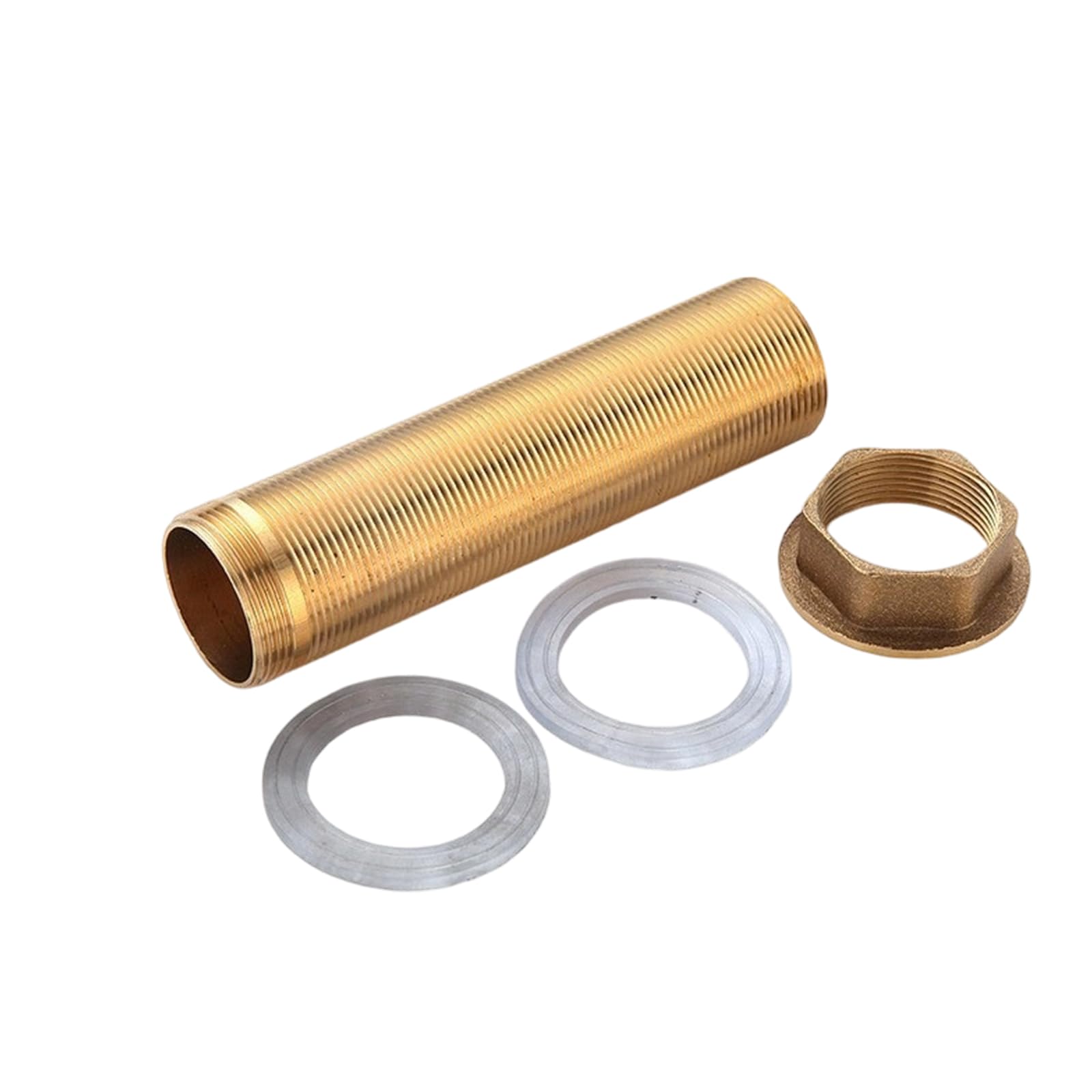 Kalttoy Copper 60Mm Set General Faucet Nut Metal Long Life Bathroom Kitchen Sink Use Hot Cold Water Faucet Stabilizers