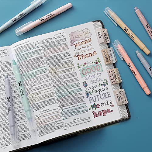 Image of Mr. Pen- No Bleed Gel Highlighters, Morandi Colors, 8 Pack | Bible Highlighters and Pens No Bleed, Bible Markers for Study, Journaling, School Supplies and Accessories