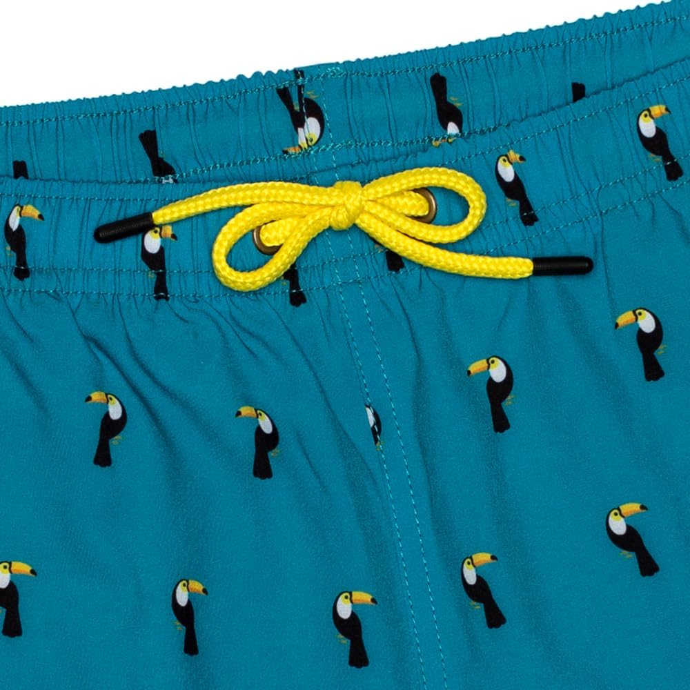 Third Wave Boys Swim Trunks with Compression Liner - Premium Kids Swim Shorts, Swim Suit, and Bathing Suit for Swimming