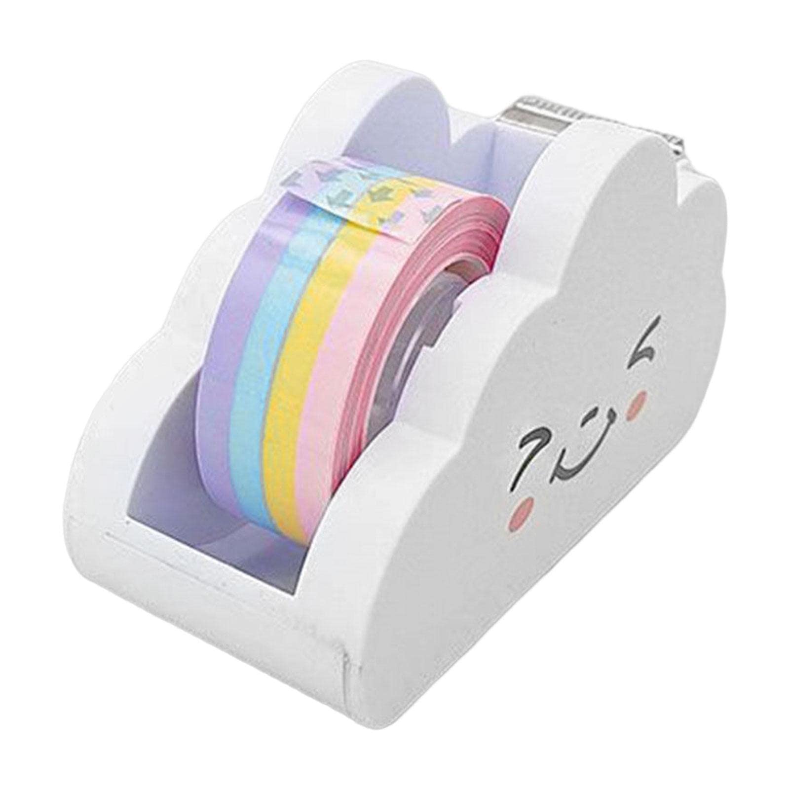 Distributeur Ruban Adhésif Nuage - Avec Ruban Arc-en-ciel - Coupe-ruban Mignon - Déco Bureau Enfant