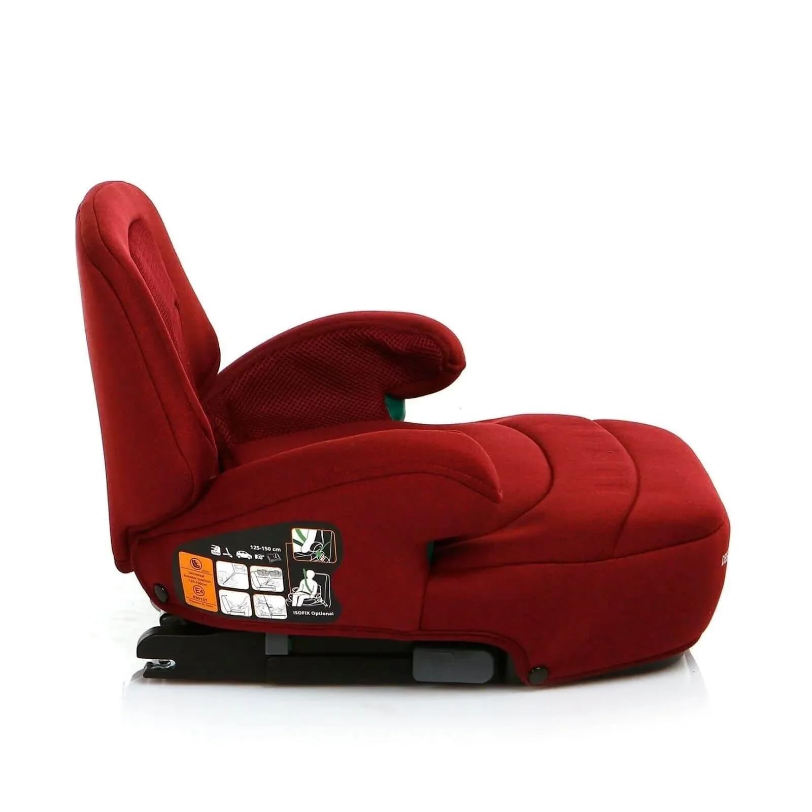 ebebek baby plus Booster | Portable Car Seats for Kids, Comfortable Travels with Your Little, Compact, Convenient for Everyday Use, 4 to 12 Years (Red)