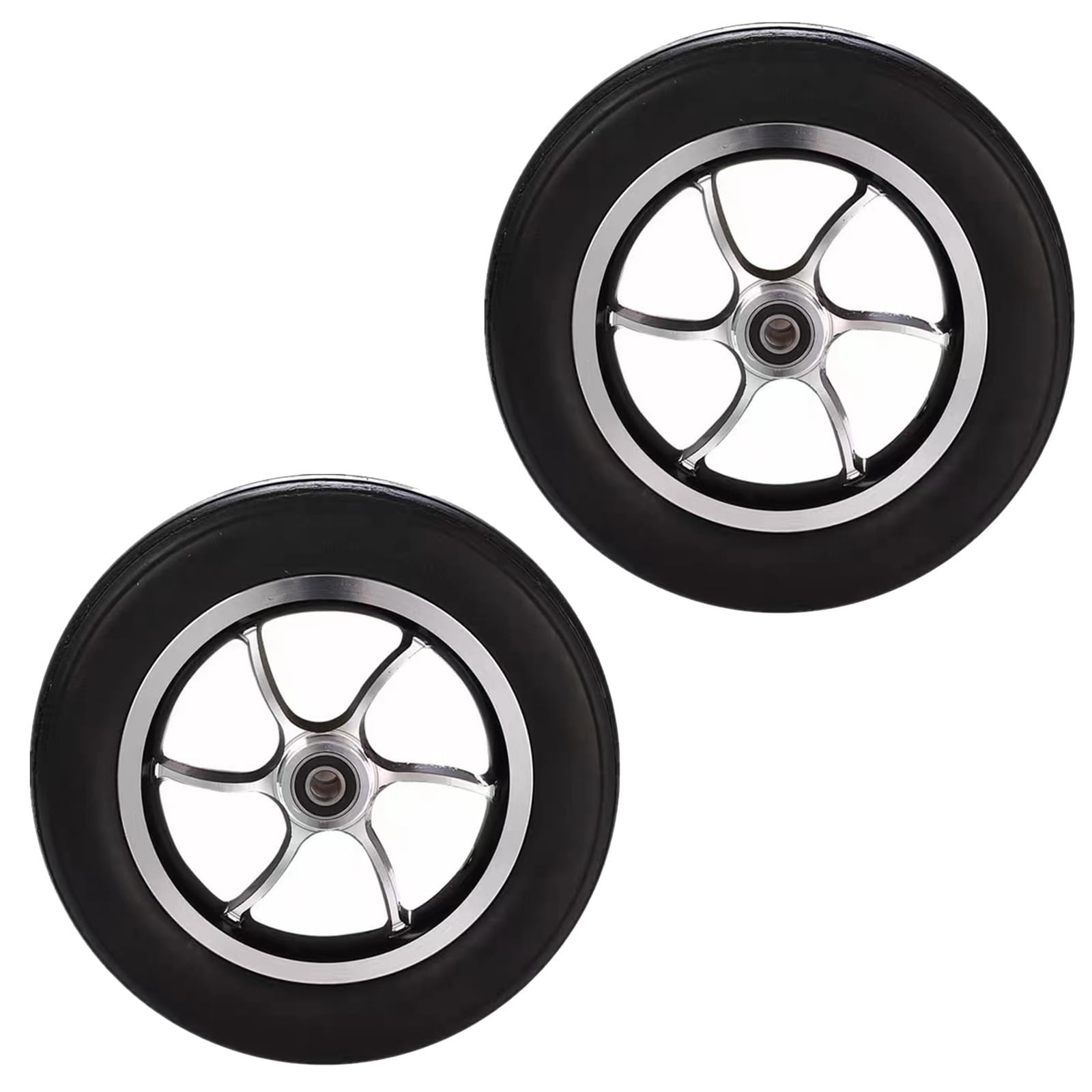 Akcesoria do wózków elektrycznych: koła przednie pełne, koła nadmuchiwane 10 cali, koła ze stopu aluminium 10 cali.(Size:10 inch solid)