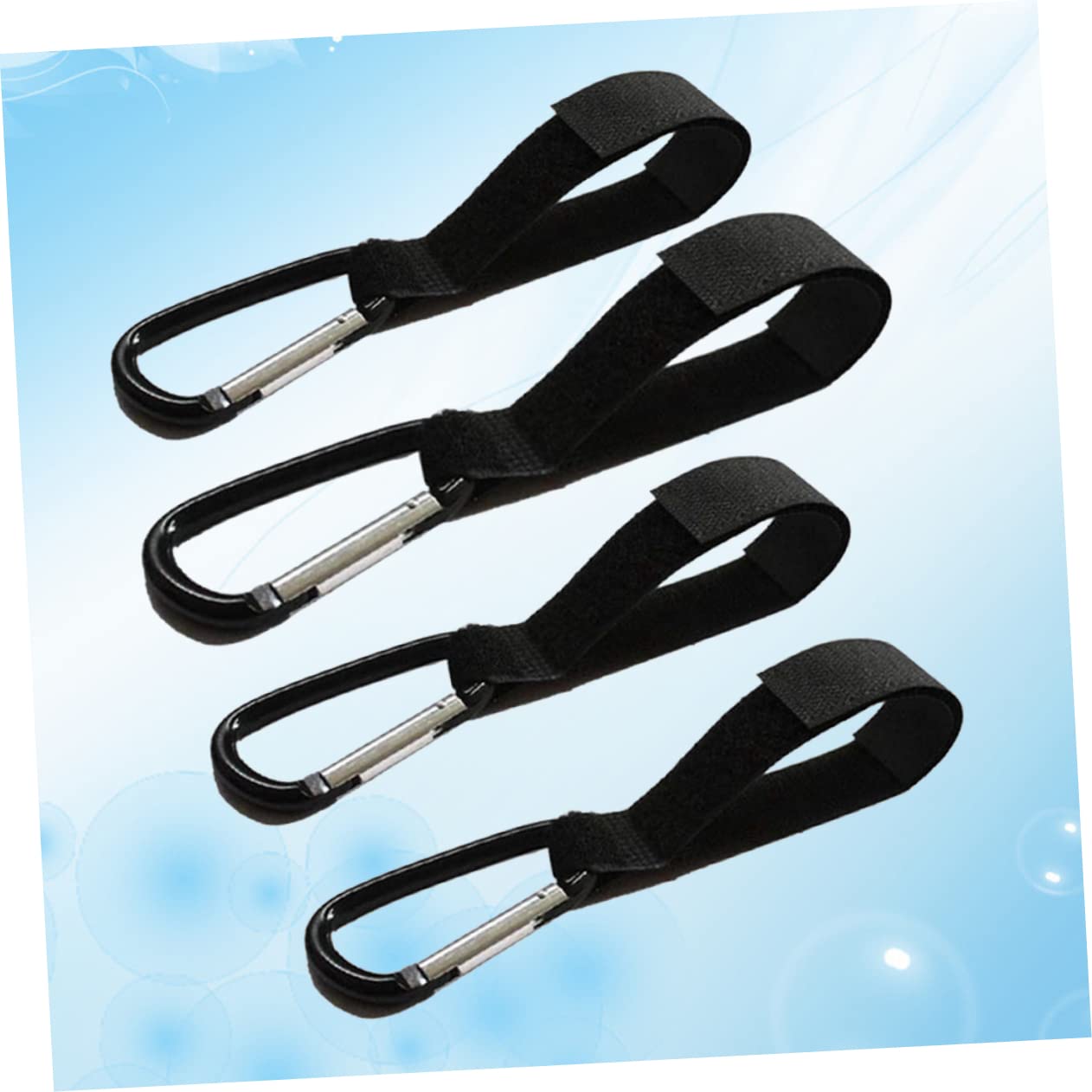VICASKY Baby Stroller Hook Hanger Nylon Hooks Universal Stroller Clip Accessories 4 Pack Set