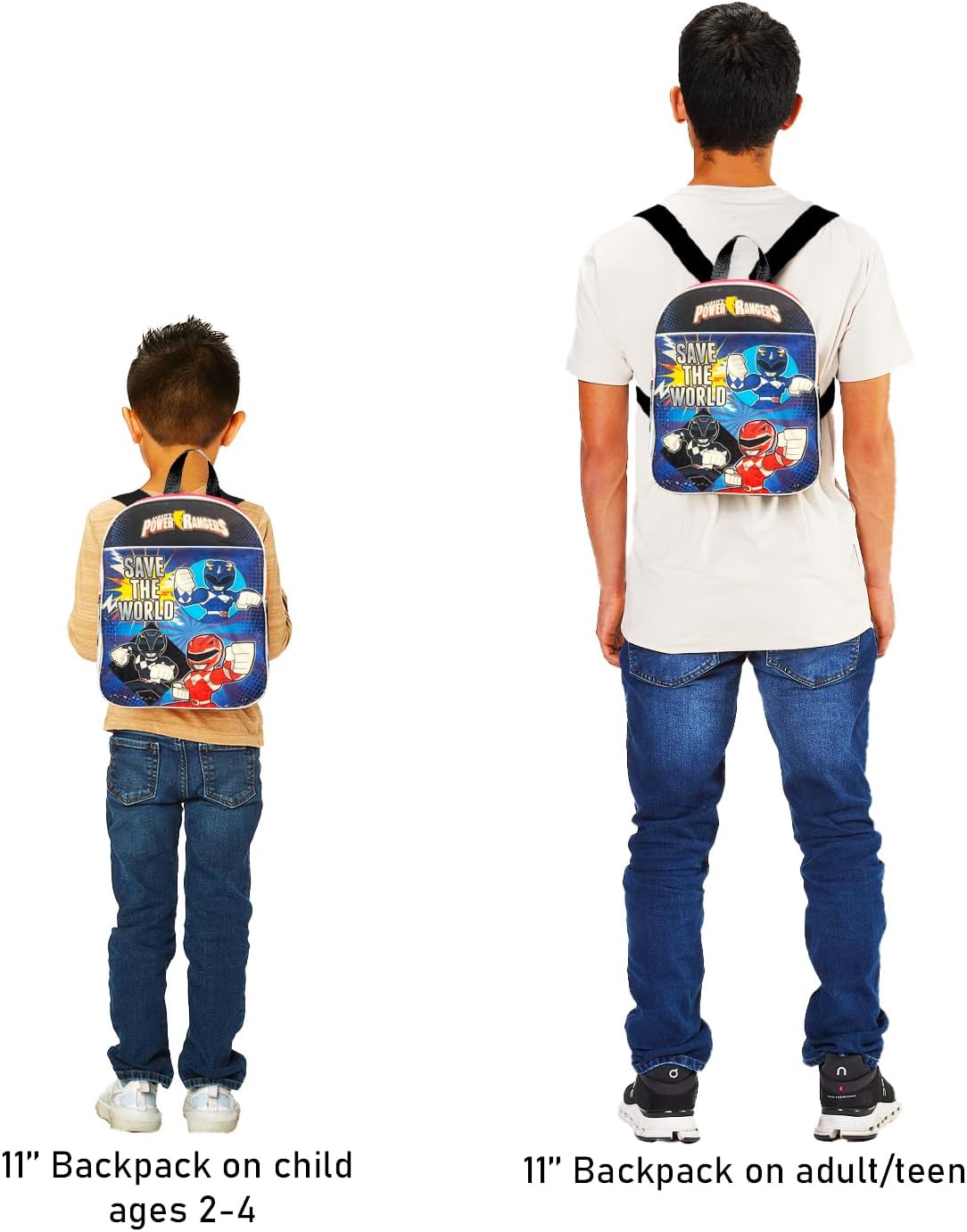 Power Rangers Backpack Preschool Boys Set with Stickers, Coloring Books and More