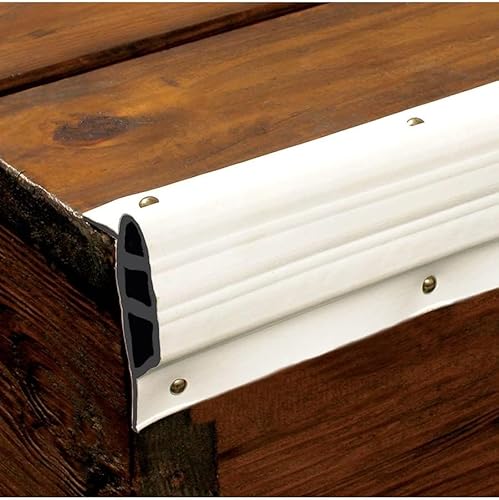 Taylor Made Medium Edge Gard - White (25' Coil) (3-1/2" H x 1-1/2" W) — Protect Your Dock from Boats — Marine Protection - Easy Install - Superior Strength and Protection - Made in USA — 2020122297