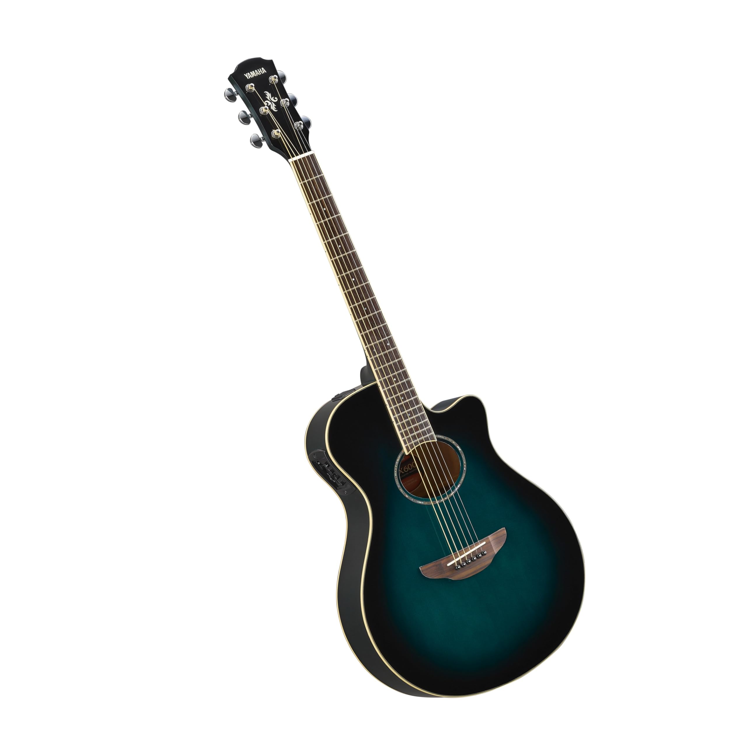 YAMAHA APX600 (Oriental Blue Burst) Guitare 6 Cordes Droit Palissandre Nato