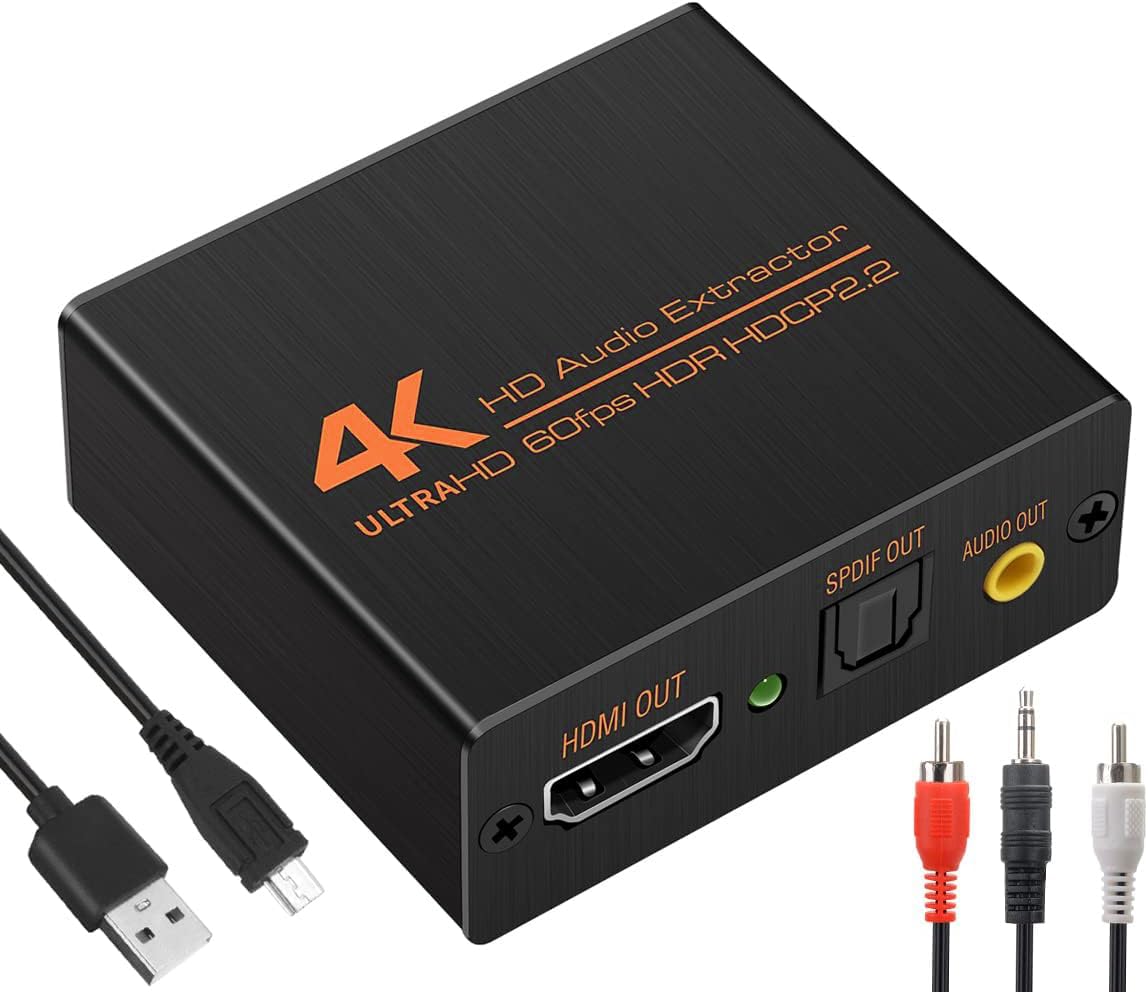 8K HDMI音声分離器 HDMI - HDMI+光学Toslink