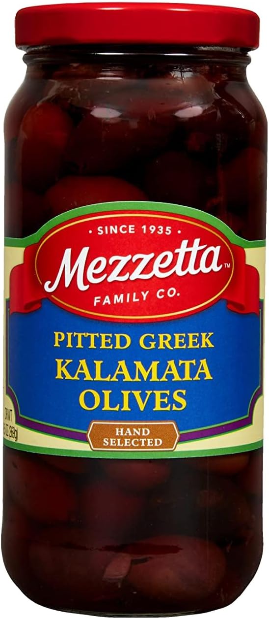 Mezzetta Savory Pitted Greek Kalamata Olives Gluten Free