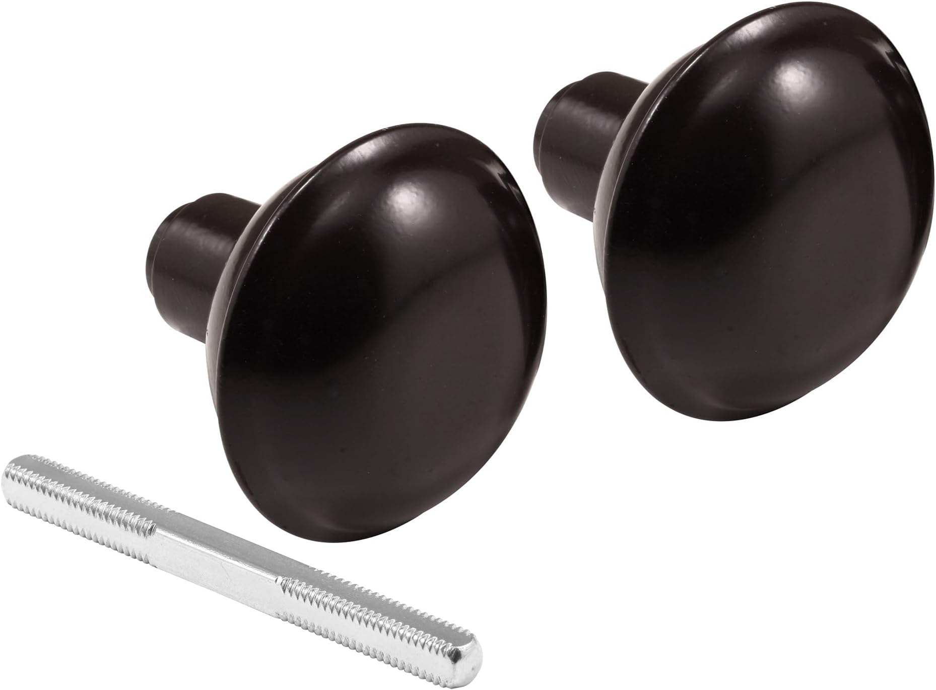 Prime-Line E 2499 Solid Brass Vintage Door Knob Spindle Set, 2-1/4 In. Outside Diameter, Bronze (Single Pack)