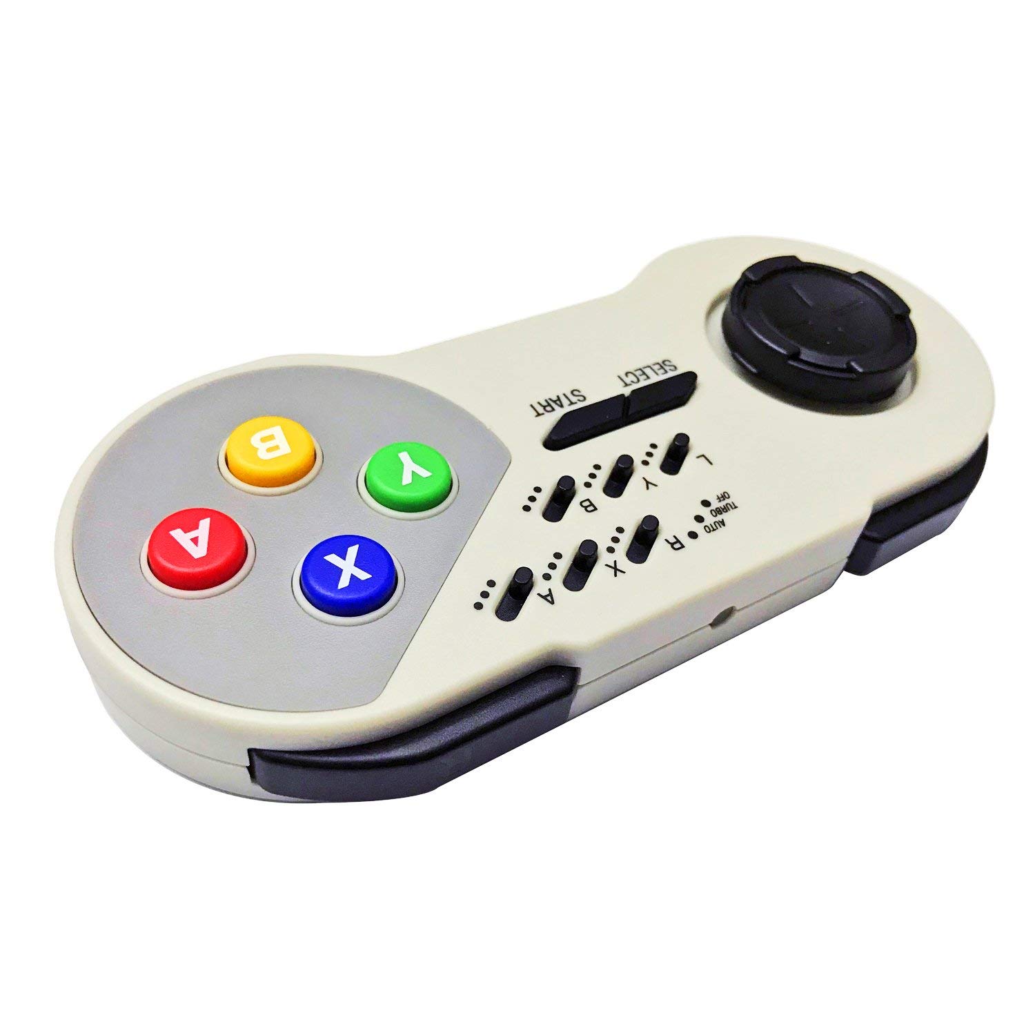 Link-e : Manette Sans Fil avec Fonction Turbo Compatible avec Console Mini/Classic Super Nintendo SNES