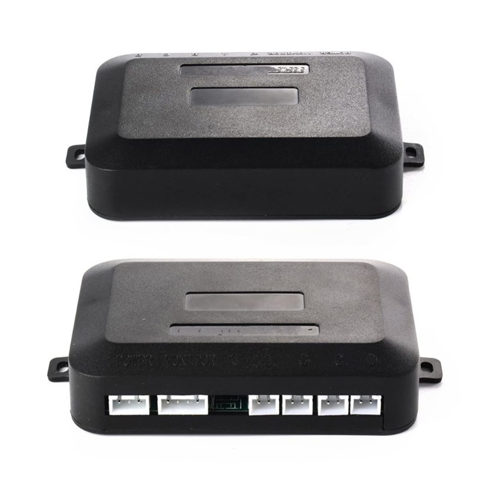 Radar De Recul Voiture Détecteur Voiture Parktronic Affichage LED Automatique 4 Pièces Kit Capteur Stationnement Moniteur Radar Secours Détecteur Voiture Radar Recul Capteur(Bleu)