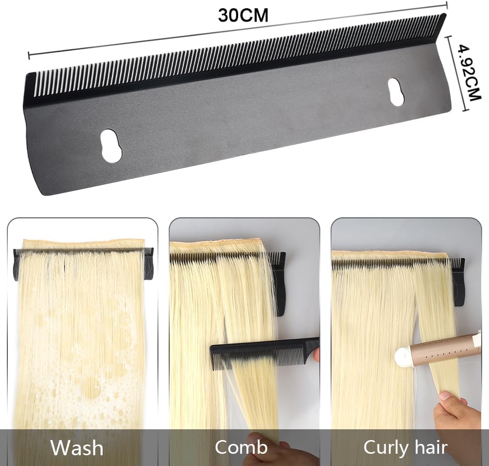 Hair Dye coloring Kit with Extension Holder Hair Extensions Hair Color Mixing Bowls Hair Tint Brush Hair Coloring Hair Dye Tools for Salon Hairdressing