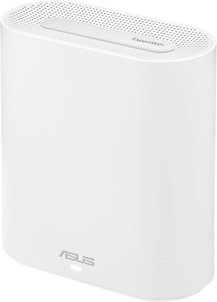 ExpertWiFi EBM68 AX7800 Tri-Band Business Mesh WiFi 6 System (1 Pack) - Custom Guest Portal & SDN, Easy Setup & Remote Management, Free Commercial-Grade Network Security & VPN, VLAN, Backup WAN