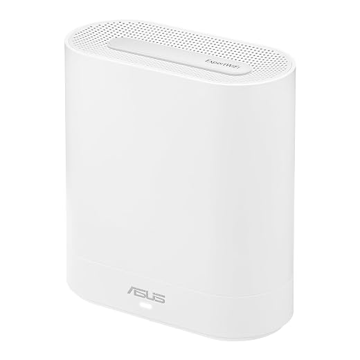 ASUS ExpertWiFi EBM68 AX7800 Tri-Band Business Mesh WiFi 6 System (1 Pack) - Custom Guest Portal & SDN, Easy Setup & Remote Management, Free Commercial-Grade Network Security & VPN, VLAN, Backup WAN