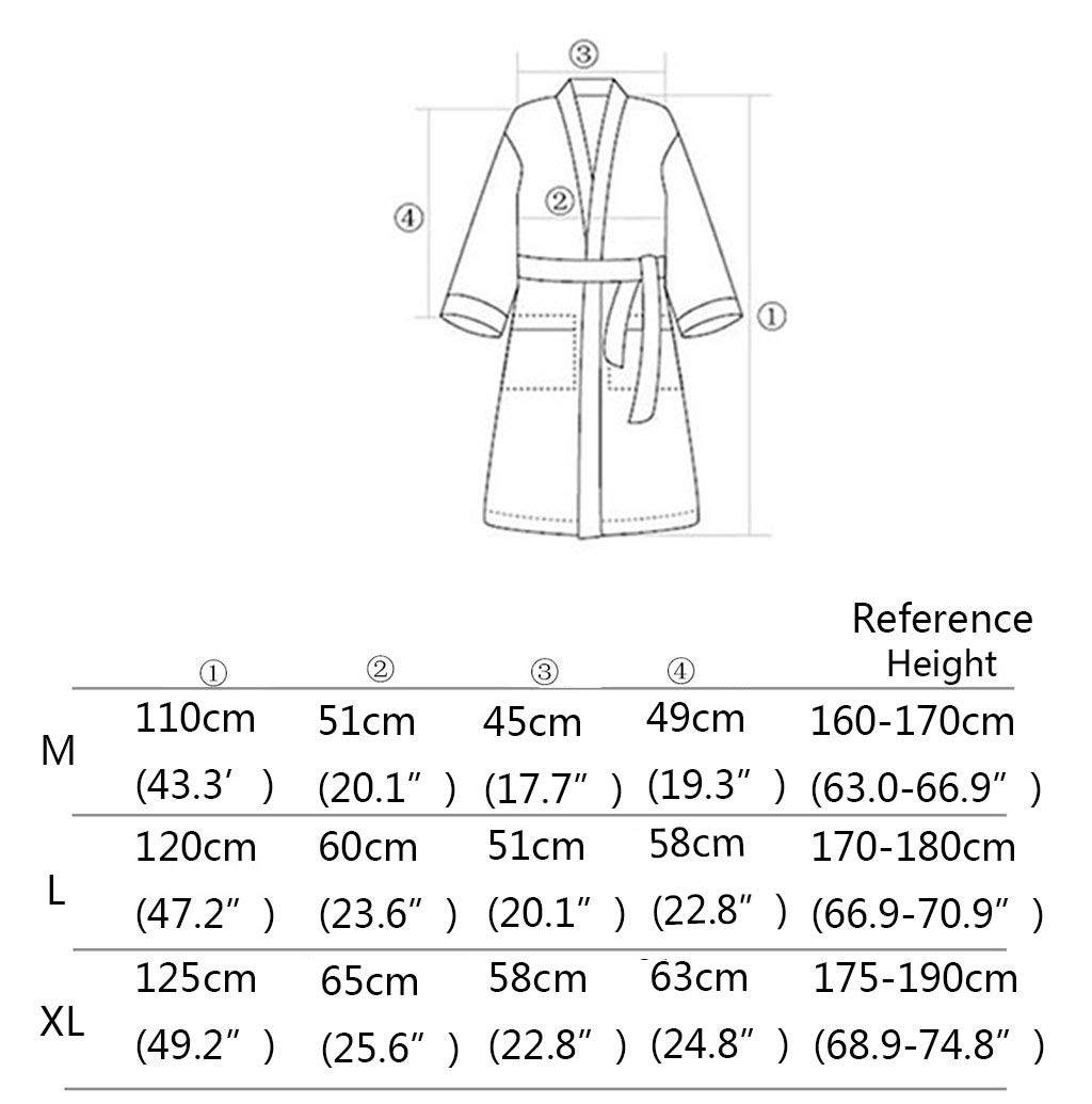 Bathrobe Accappatoio Unisex Uomo e Donna Bianco Accappatoio in Cotone Pettinato Leggero con Cappuccio, Accappatoi per Casa Hotel, Biancheria da Notte