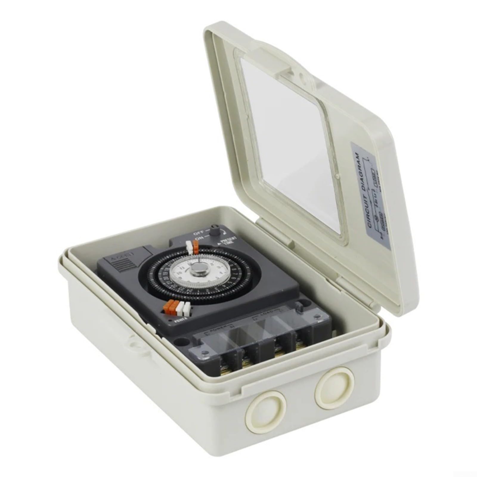 TB330 Programmierbarer Zeitschalter Mechanisch DIN-Schiene 30A 250VAC 100h Reservezeit 85-264VAC 1-Kreis