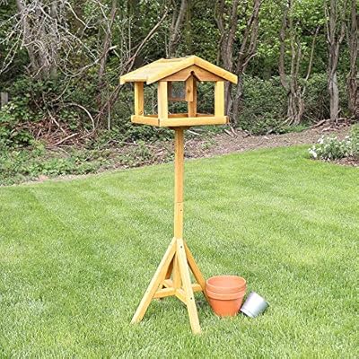 Kingfisher Premium Bird Table with Built in Feeder