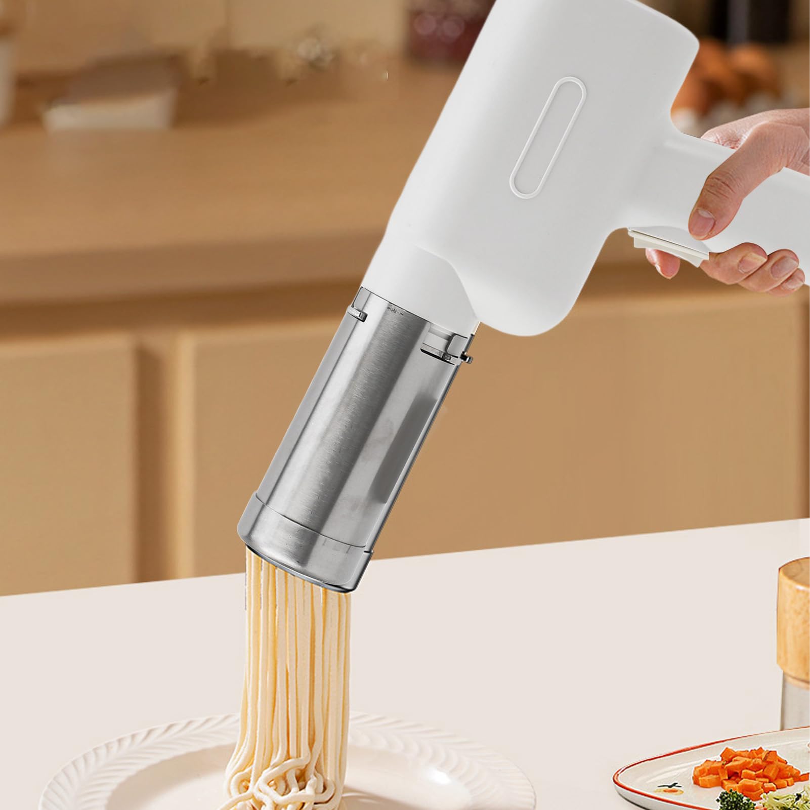 Macchina Per Pasta Elettrica Portatile - 40W 4000mAh Con 5 Modalità - Foto 2