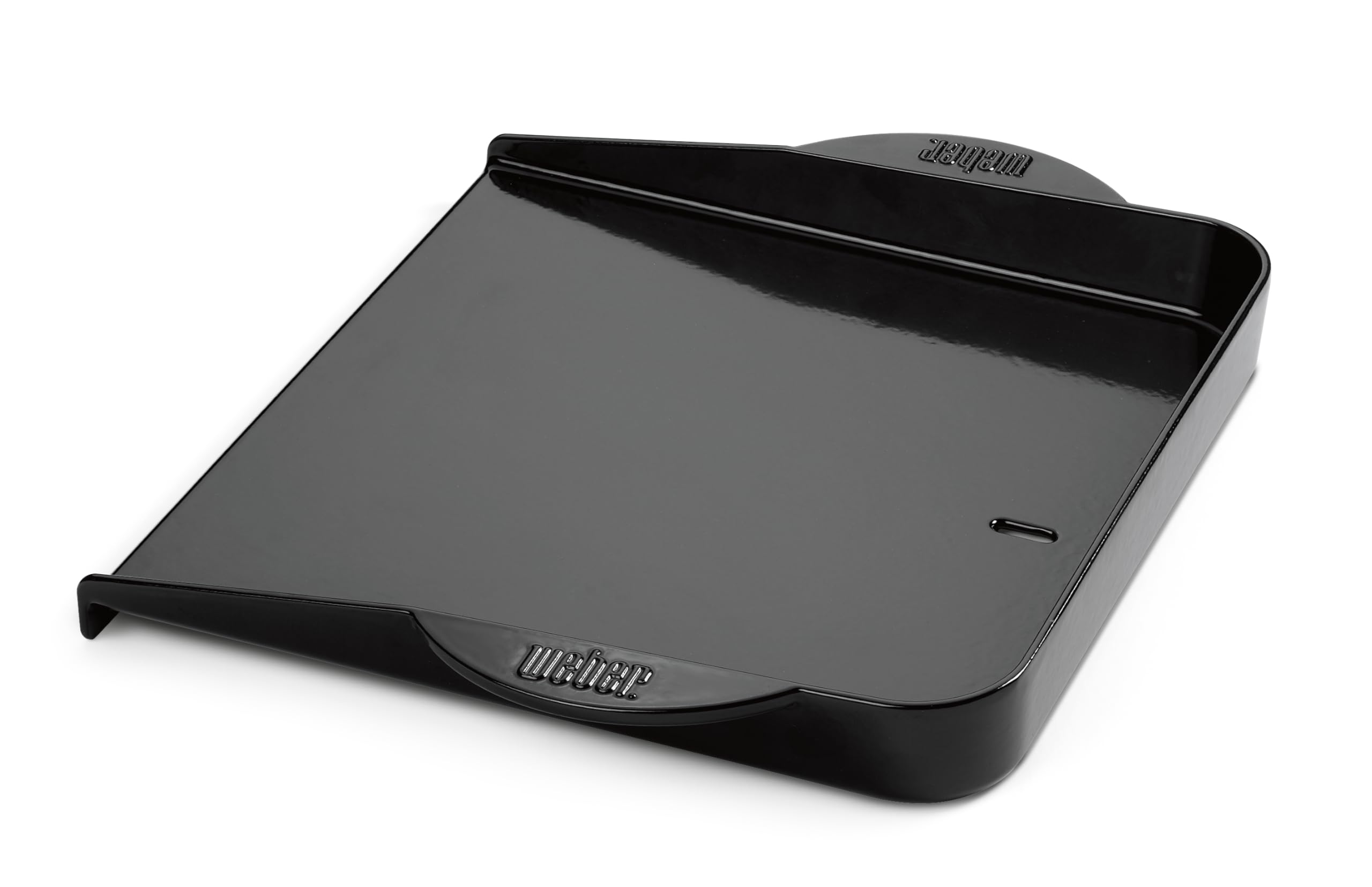 Weber plancha Deluxe in ghisa per Q300 / 3000 e Barbecue a Gas/Calore Uniforme, Ideale per Verdure, Frutti di Mare e Piatti in Padella – Nero (6466)
