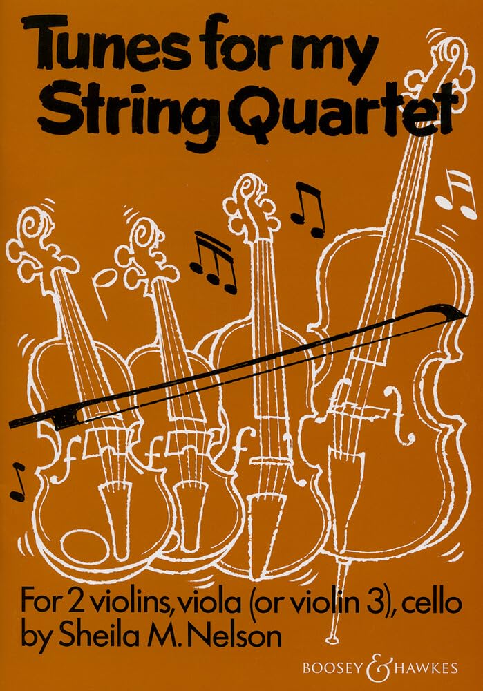 Tunes for my String Quartet: 2 violins, viola (violin) and cello. Partition et parties.