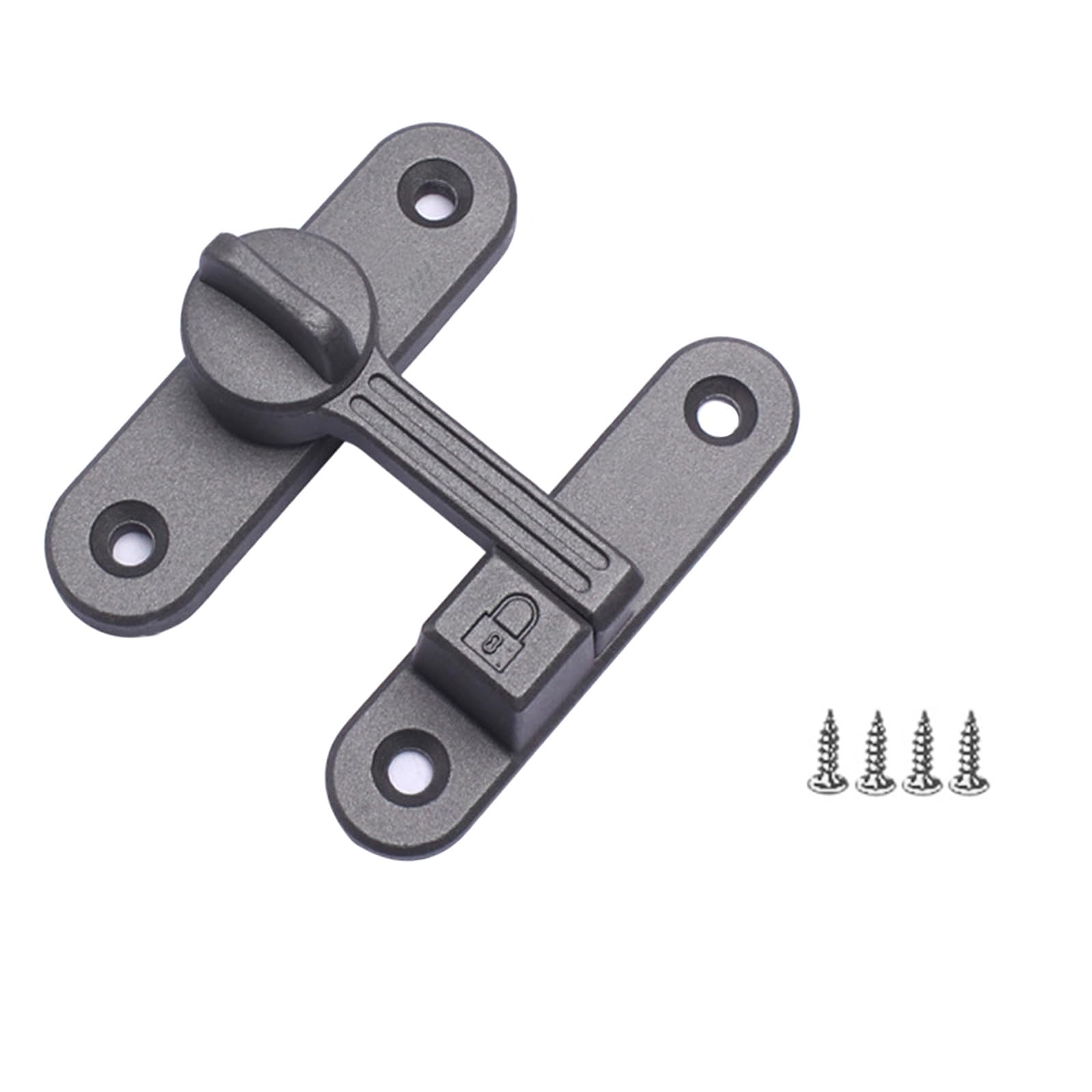Antitheft Barn Door 90/180 Degree Sliding Door Zincs Alloy Flipping Protect Hardware Sliding Barn
