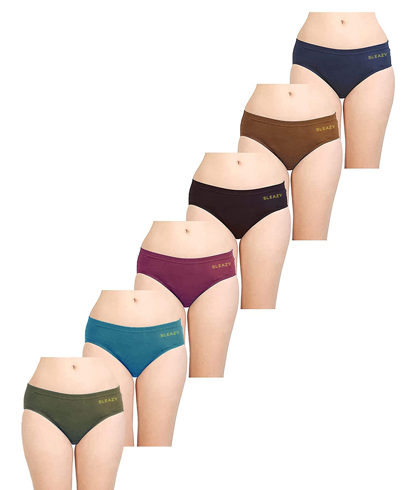 sleazy Cotton Women Panty (Pack of 6)-picture-13