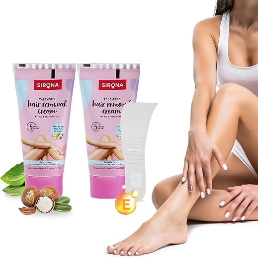 Sirona Hair Removal Cream, Bikini Hair Removal Cream for Women, Hair Removal Cream for Women, for Bikini Line, Underarm, L...