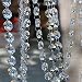 10 Feet Crystal Beads Chain Garland of Clear Chandelier Bead Lamp Chain