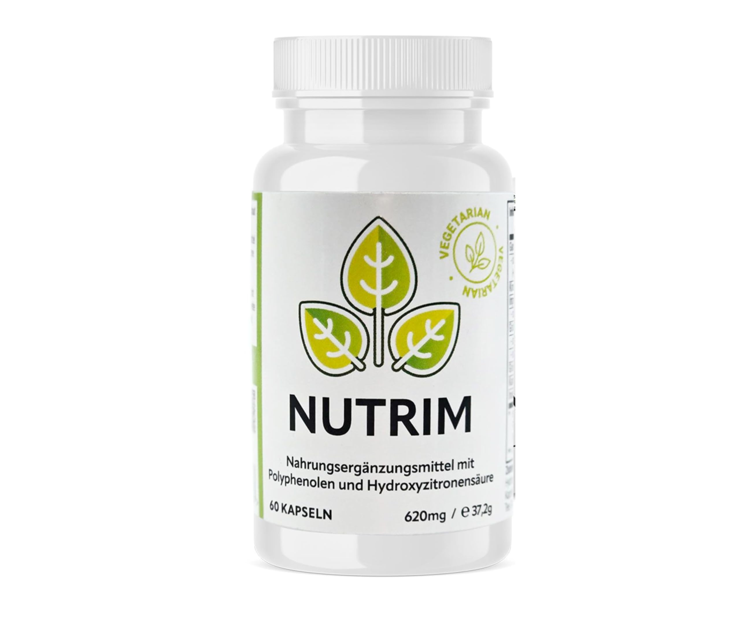 NUTRIM Superfood-Komplex – 5 x 60 vegane Kapseln mit Knotentang, Ingwer, Grünem Tee, Grünem Kaffee und Kardamom – natürliche Unterstützung für Ihre Ernährung - Nahrungsergänzungsmittel