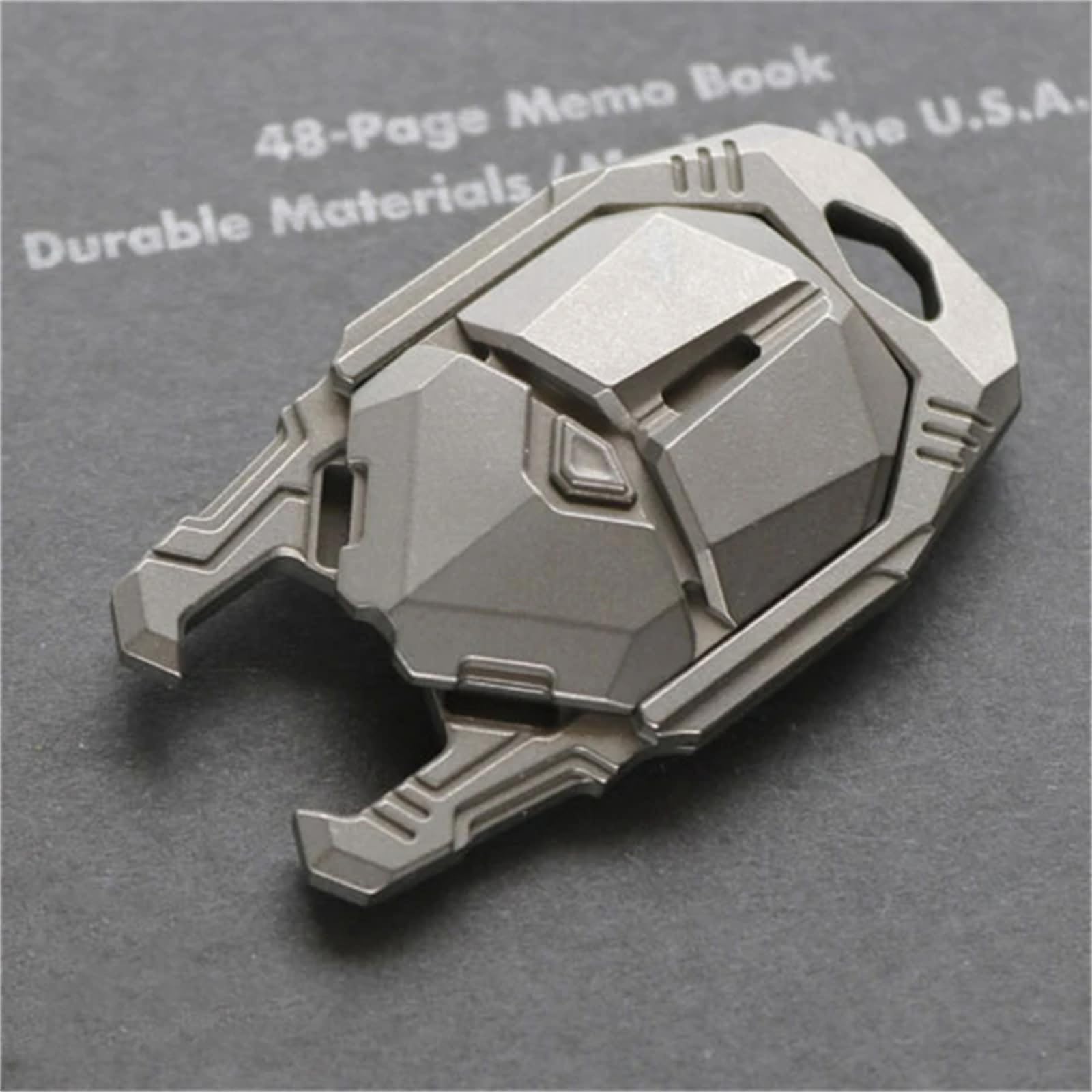 に*ん様 チタン製　フィジェットトイ　EDC fidget toys 手触り最高 Amazon | チタン合金 King Crab Fidget Haptic Slider 金属EDC