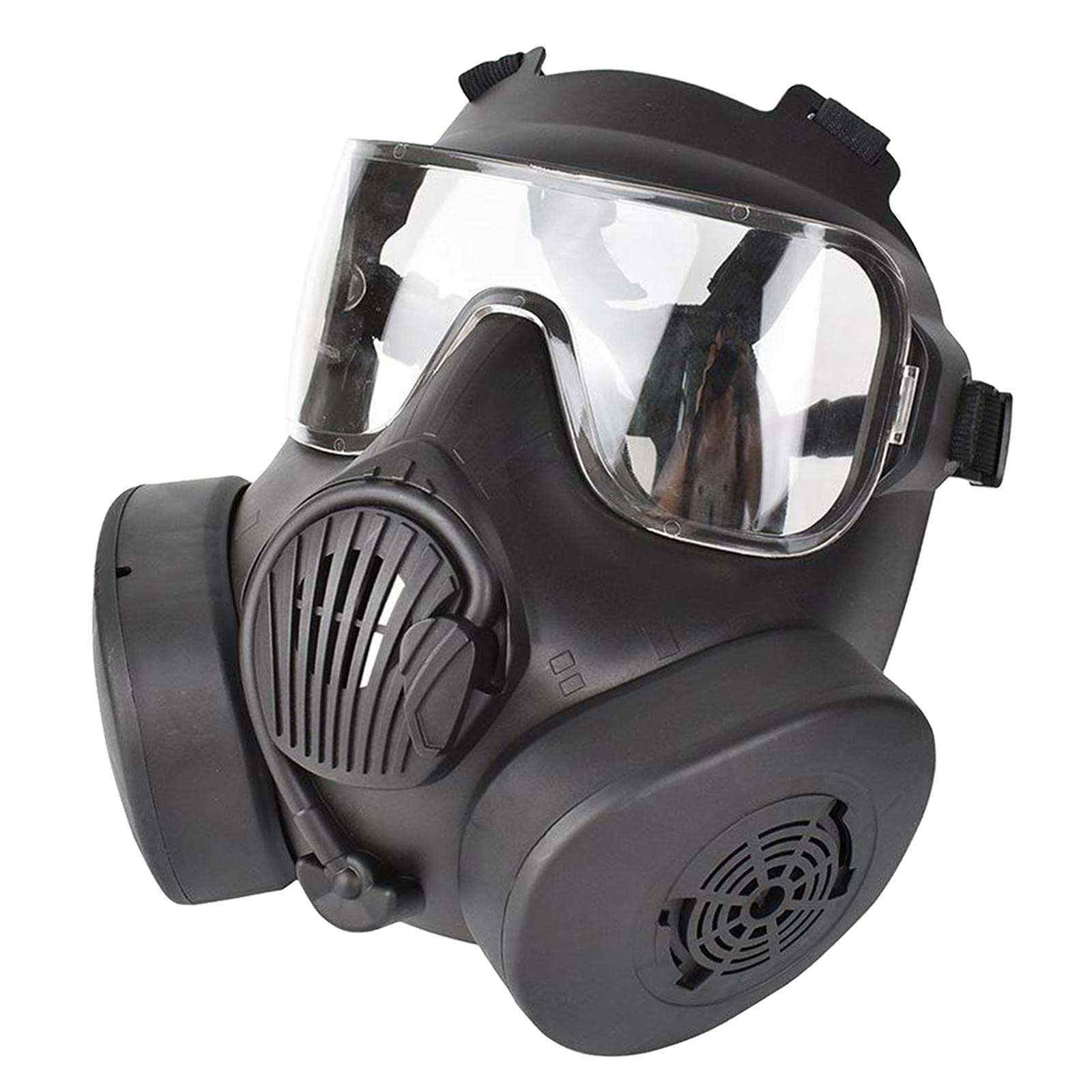 Verstellbare Atemschutzmaske mit Schutzbrille für Cosplay Und Filmkostüme