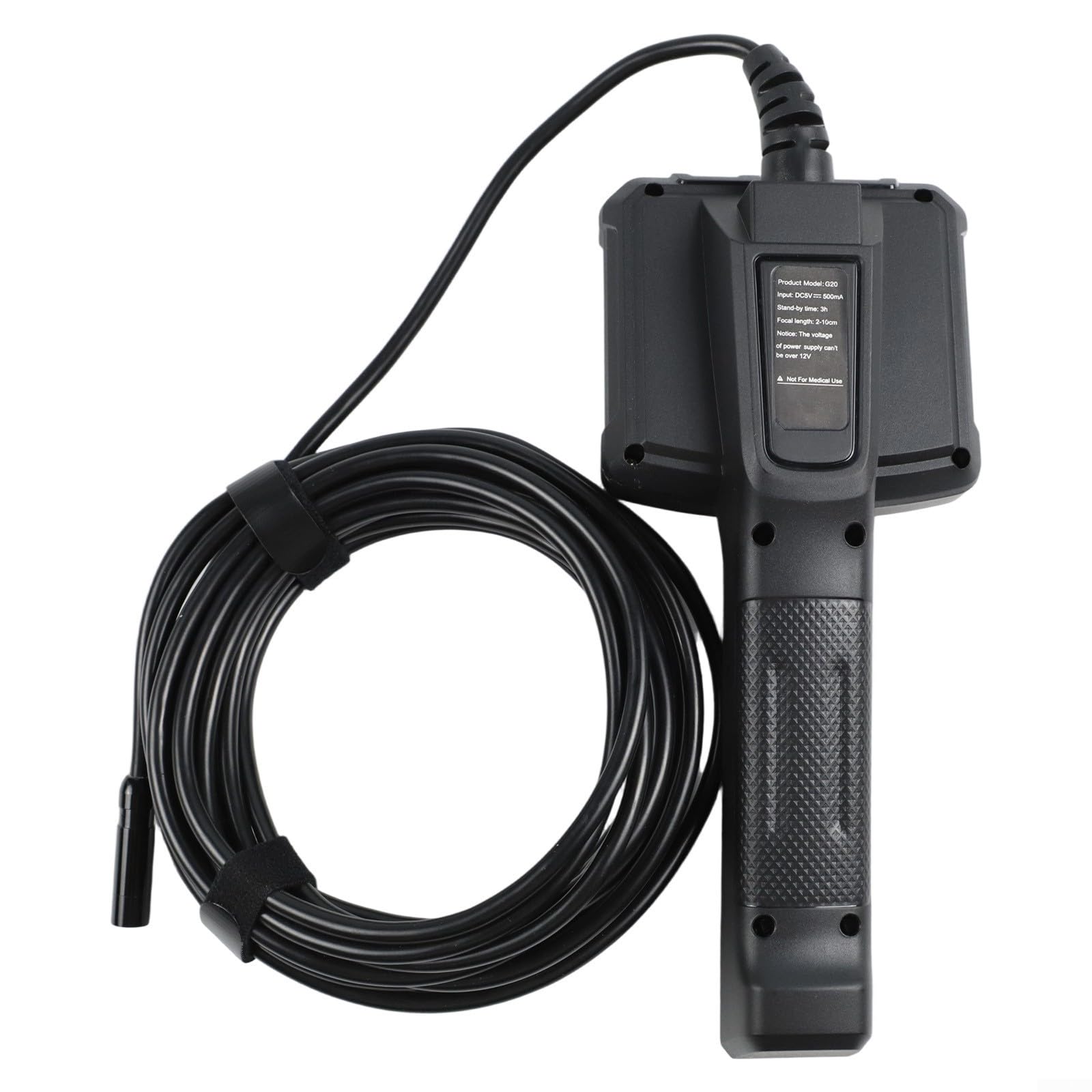 Industrielles Endoskop 1920P HD mit Licht – für Halb-Ablauf-Kamera für Sanitärarbeiten und Auto – 6,1 cm Display, 5 m Draht (5 m)